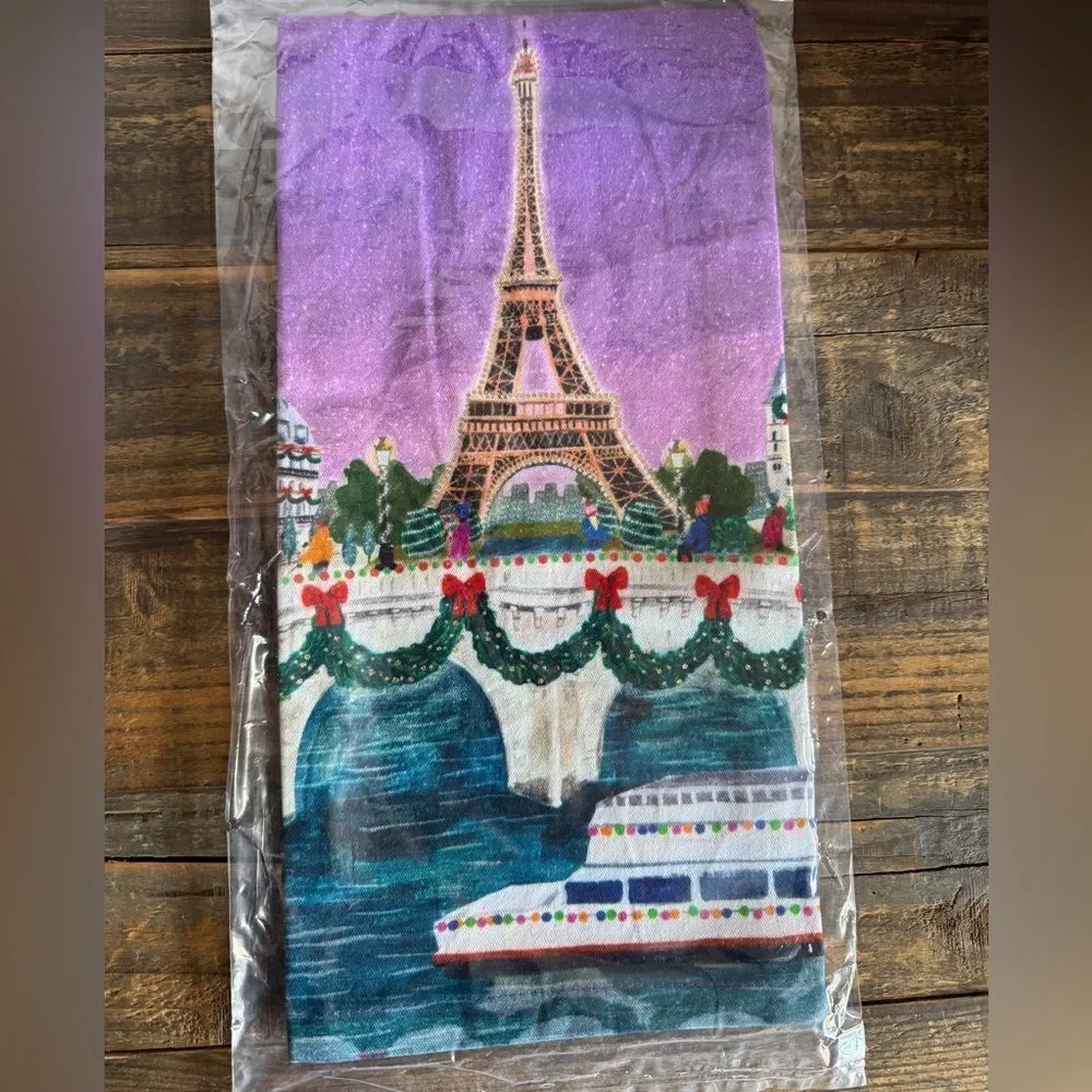 NWT ANTHROPOLOGIE Holiday in the City Towel Paris